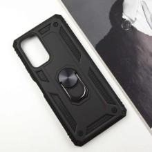 Ударопрочный чехол Serge Ring for Magnet для Xiaomi Redmi Note 10 Pro / 10 Pro Max – Черный