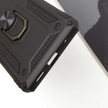 Ударопрочный чехол Serge Ring for Magnet для Xiaomi Redmi Note 10 Pro / 10 Pro Max – Черный