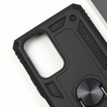 Ударопрочный чехол Serge Ring for Magnet для Xiaomi Redmi Note 10 Pro / 10 Pro Max – Черный