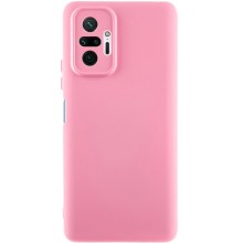 Чохол TPU GETMAN Liquid Silk Full Camera для Xiaomi Redmi Note 10 Pro / 10 Pro Max – Рожевий