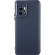 Чохол TPU GETMAN Liquid Silk Full Camera для Xiaomi Redmi Note 10 Pro / 10 Pro Max – Синій