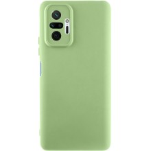 Чохол TPU GETMAN Liquid Silk Full Camera для Xiaomi Redmi Note 10 Pro / 10 Pro Max – Зелений