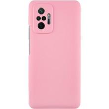 Чехол Silicone Cover Lakshmi Full Camera (AAA) для Xiaomi Redmi Note 10 Pro / 10 Pro Max – Розовый