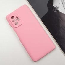Чехол Silicone Cover Lakshmi Full Camera (AAA) для Xiaomi Redmi Note 10 Pro / 10 Pro Max – Розовый