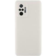 Чехол Silicone Cover Lakshmi Full Camera (AAA) для Xiaomi Redmi Note 10 Pro / 10 Pro Max – Белый