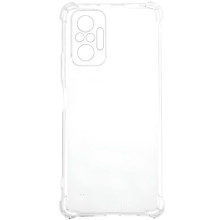 TPU чехол GETMAN Ease logo усиленные углы Full Camera для Xiaomi Redmi Note 10 Pro / 10 Pro Max – Прозрачный