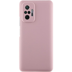 Чехол Silicone Cover Lakshmi Full Camera (AAA) для Xiaomi Redmi Note 10 Pro / 10 Pro Max (Розовый)