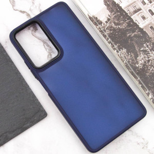Чохол TPU+PC Lyon Frosted для Xiaomi Redmi Note 10 Pro / 10 Pro Max – Темно-синій