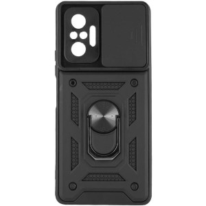 Чехол Ummi Camshield Serge Ring для Xiaomi Redmi Note 10 Pro / 10 Pro Max – Черный