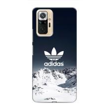 Чохли Адидас для Xiaomi Redmi Note 10 Pro (AlphaPrint) (Адідас в горах)