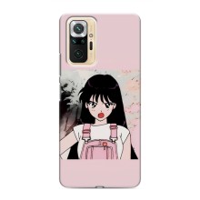 Чехол с персонажами АНИМЕ на Xiaomi Redmi Note 10 Pro – Сейлор Марс