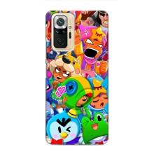 Чехлы Brawl Stars для Xiaomi Redmi Note 10 Pro (AlphaPrint)