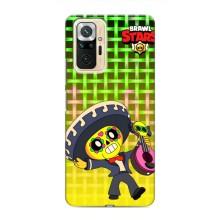 Чехлы Brawl Stars для Xiaomi Redmi Note 10 Pro (AlphaPrint) (Поко в самбреро)