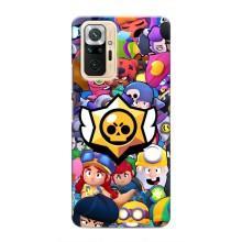 Чехол для Xiaomi Redmi Note 10 Pro Бравл Старс (VPrint)