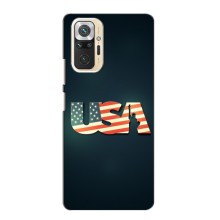 Чохол Прапор USA для Xiaomi Redmi Note 10 Pro (USA)