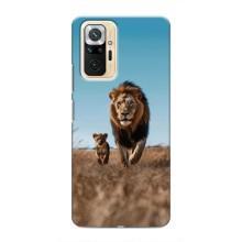 Чохол Король лев на Сяомі Редмі Ноут 10 Про (Мусафа і Сімба)