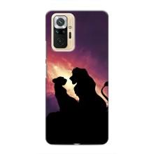 Чохол Король лев на Сяомі Редмі Ноут 10 Про (Сімба і Налу)
