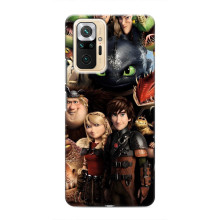 Чохол як приборкати дракона на Xiaomi Redmi Note 10 Pro (Персонажі дракона)