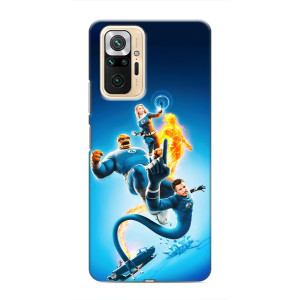 Чехол с принтом Фантастическая четверка для Xiaomi Redmi Note 10 Pro