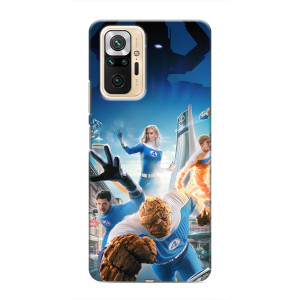 Чехол с принтом Фантастическая четверка для Xiaomi Redmi Note 10 Pro