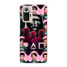 Чохол Гра в кальмара для Xiaomi Redmi Note 10 Pro – Персонажі гри кальмара