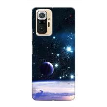 Космические Чехлы для Редми Ноут 10 Про (VPrint) (Космический вид)