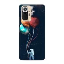 Космические Чехлы для Редми Ноут 10 Про (VPrint) (Планеты шарики)