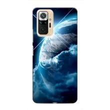 Космические Чехлы для Редми Ноут 10 Про (VPrint) (Земля с космоса)