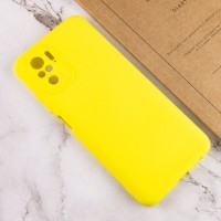 Чохол Silicone Cover Full Camera without Logo (A) для Xiaomi Redmi Note 10 / Note 10s – Жовтий
