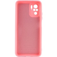 Чехол Silicone Cover Full Camera without Logo (A) для Xiaomi Redmi Note 10 / Note 10s – Розовый