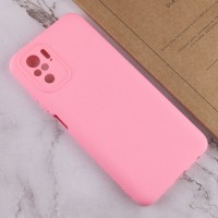 Чохол Silicone Cover Full Camera without Logo (A) для Xiaomi Redmi Note 10 / Note 10s – Рожевий
