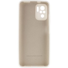 Чехол Silicone Cover Full Camera (AA) для Xiaomi Redmi Note 10 / Note 10s – Белый