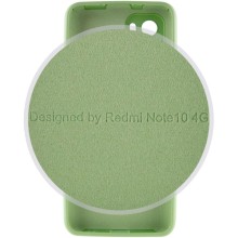 Чохол Silicone Cover Full Camera (AA) для Xiaomi Redmi Note 10 / Note 10s – М'ятний