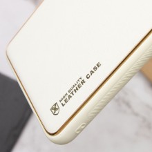 Кожаный чехол Xshield для Xiaomi Redmi Note 10 / Note 10s – Белый