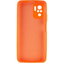 Чохол Silicone Cover Full Camera (AA) для Xiaomi Redmi Note 10 / Note 10s – Помаранчевий