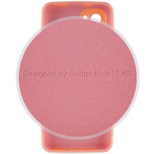 Чехол Silicone Cover Full Camera (AA) для Xiaomi Redmi Note 10 / Note 10s – Розовый