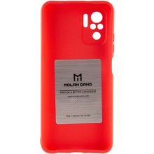 TPU чехол Molan Cano Smooth для Xiaomi Redmi Note 10 / Note 10s – Красный