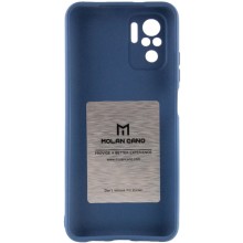TPU чехол Molan Cano Smooth для Xiaomi Redmi Note 10 / Note 10s – Синий