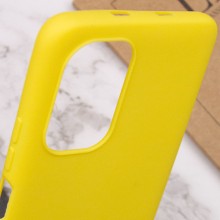 Силиконовый чехол Candy для Xiaomi Redmi Note 10 / Note 10s – Желтый
