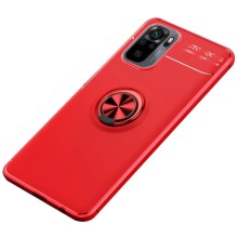 TPU чехол Deen ColorRing под магнитный держатель (opp) для Xiaomi Redmi Note 10 / Note 10s – Красный