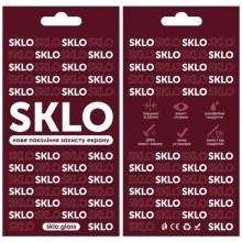 Захисне скло SKLO 3D (full glue) для Xiaomi Redmi Note 10 / Note 10s / Poco M5s – Чорний