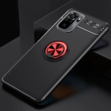 TPU чохол Deen ColorRing під магнітний тримач (opp) для Xiaomi Redmi Note 10 / Note 10s – Чорний