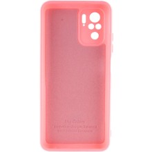 Чехол Silicone Cover My Color Full Camera (A) для Xiaomi Redmi Note 10 / Note 10s – Розовый