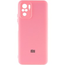 Чехол Silicone Cover My Color Full Camera (A) для Xiaomi Redmi Note 10 / Note 10s – Розовый