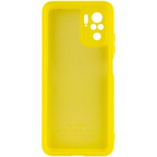 Чохол Silicone Cover Full Camera without Logo (A) для Xiaomi Redmi Note 10 / Note 10s – Жовтий