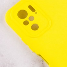 Чохол Silicone Cover Full Camera without Logo (A) для Xiaomi Redmi Note 10 / Note 10s – Жовтий