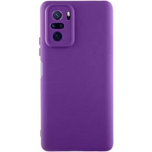 Чехол Silicone Cover Lakshmi Full Camera (AAA) для Xiaomi Redmi Note 10 / Note 10s / Poco M5s – Фиолетовый