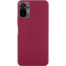 Чехол Silicone Cover Lakshmi (AA) для Xiaomi Redmi Note 10 / Note 10s / Poco M5s – Бордовый