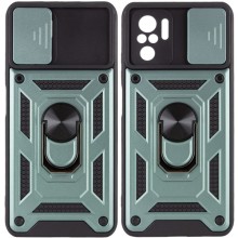 Ударопрочный чехол Camshield Serge Ring для Xiaomi Redmi Note 10 / Note 10s / Poco M5s – Зеленый