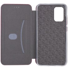 Кожаный чехол-книжка Classy для Xiaomi Redmi Note 10 / Note 10s / Poco M5s – Бордовый